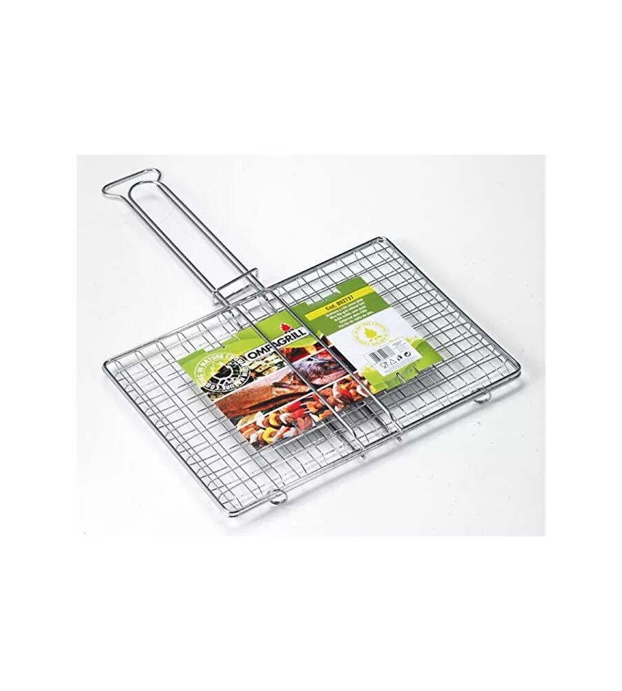 GRATICOLA A RETE SENZA PIEDI, PER BARBECUE, DIMENSIONI 40X45 CM